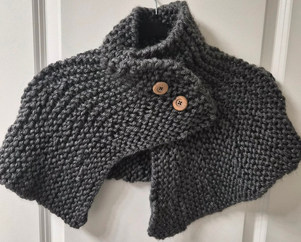 Hand-knit Capelet